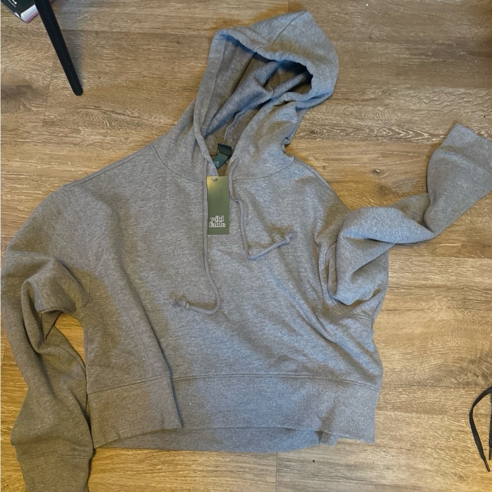 Wild fable cropped hoodie